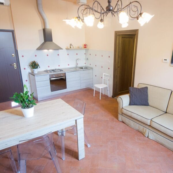 living room with kitchen florence center