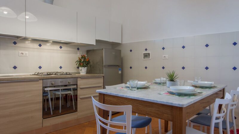 Apartment BLU fully equipped kitchen, san frediano
